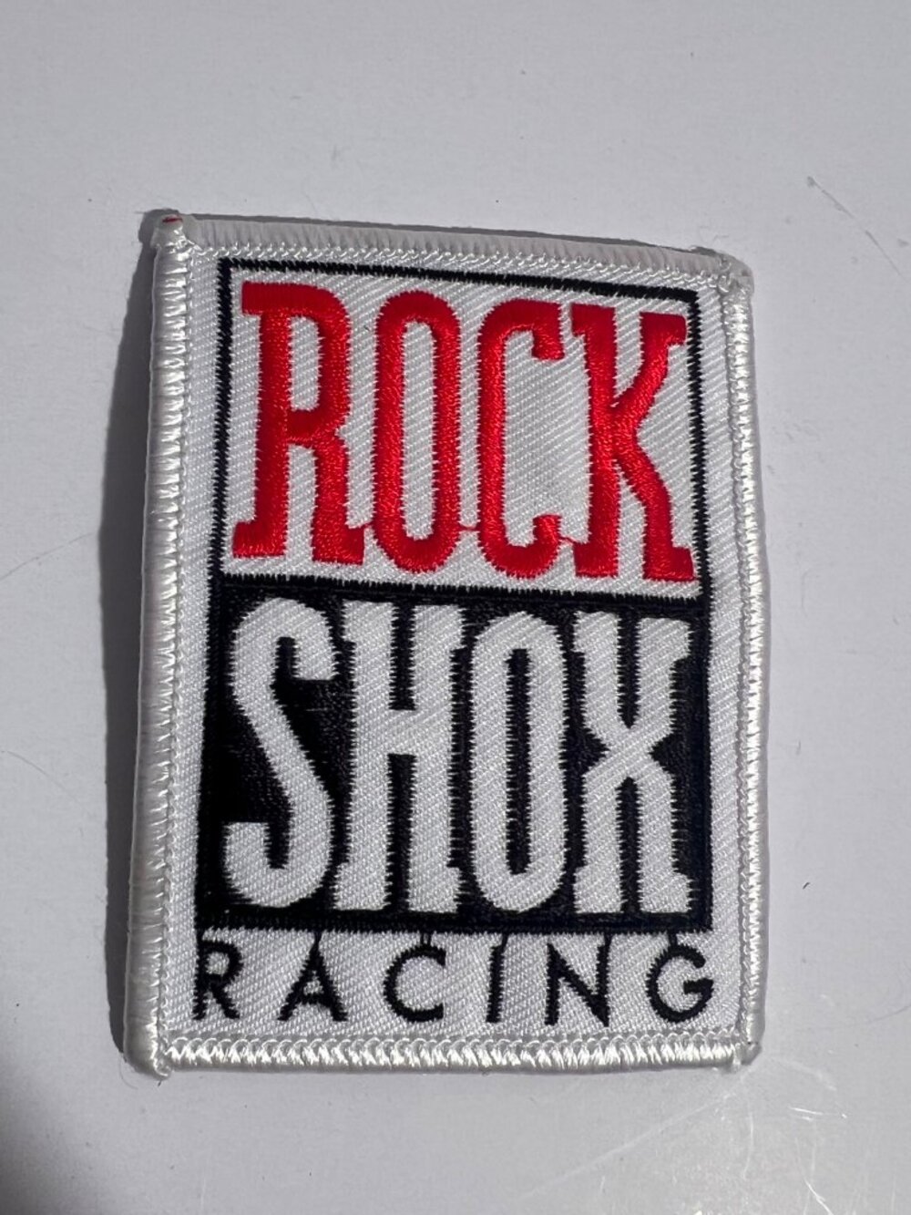 RockShox Racing Embroidered Patch – Mountain Bike / Cycling Logo